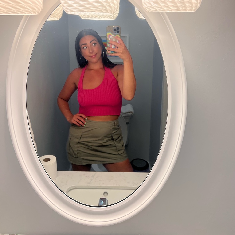 Revolve Superdown Cropped Halter Top Size L